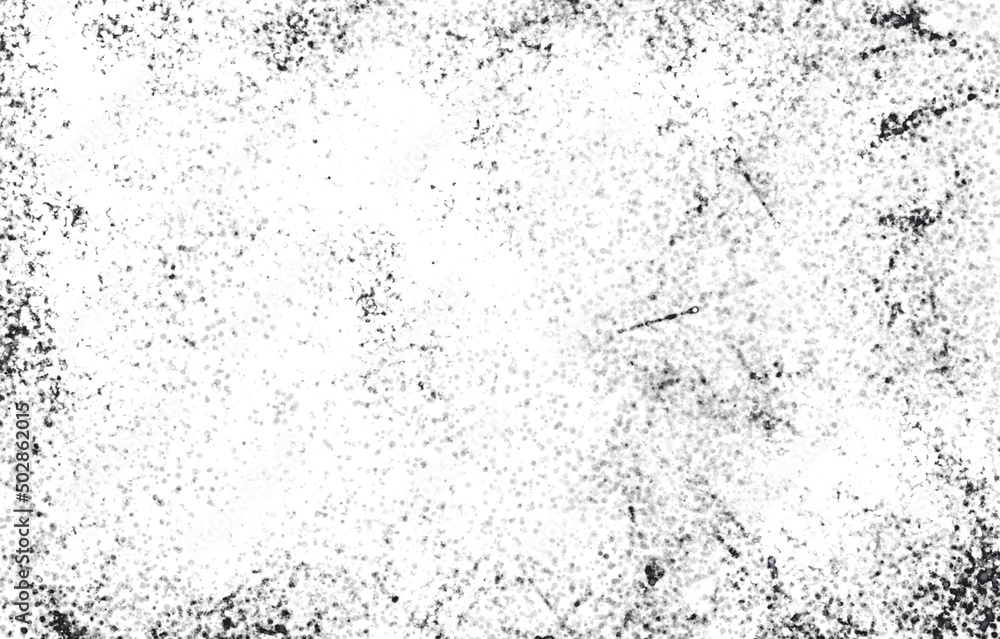 Monochrome particles abstract texture.Overlay illustration over any design to create grungy vintage effect and depth.