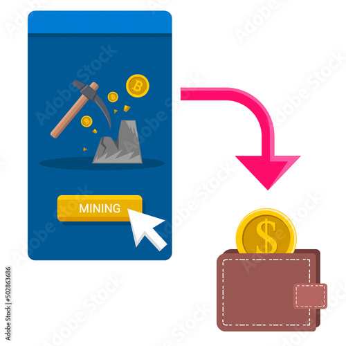 digital mining crypto currency from mobile app