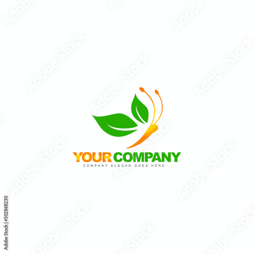 Free Download Simple Butterfly Logo Design Vector - GFXLoad