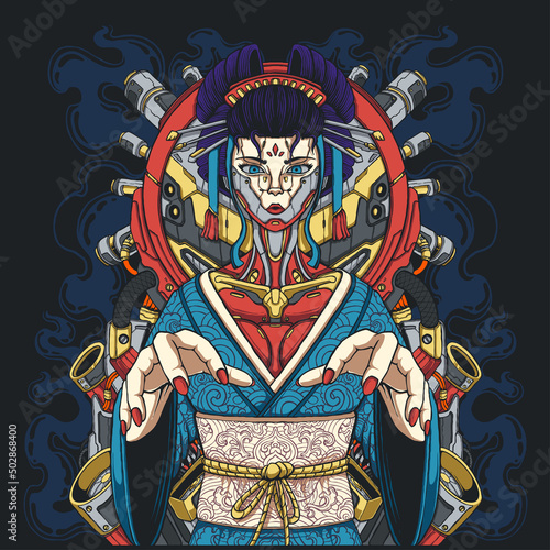 geisha cyborg