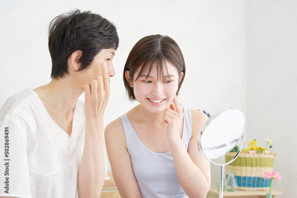 女性 親子 美容 女性 親子 美容