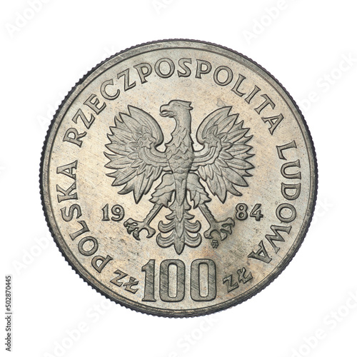 Poland 100 zlotys, 1984 110th anniversary of the birth of Wincenty Witos