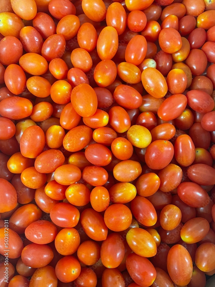 background of tomatoes