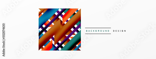 Dynamic lines background. Wallpaper for concept of AI technology, blockchain, communication, 5G, science, business and technology