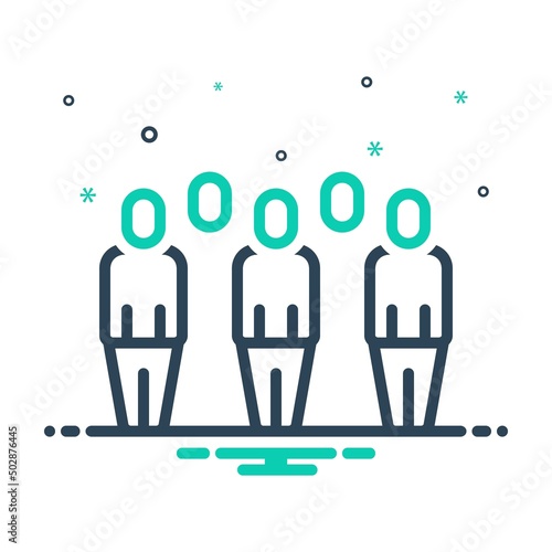 Mix icon for customers