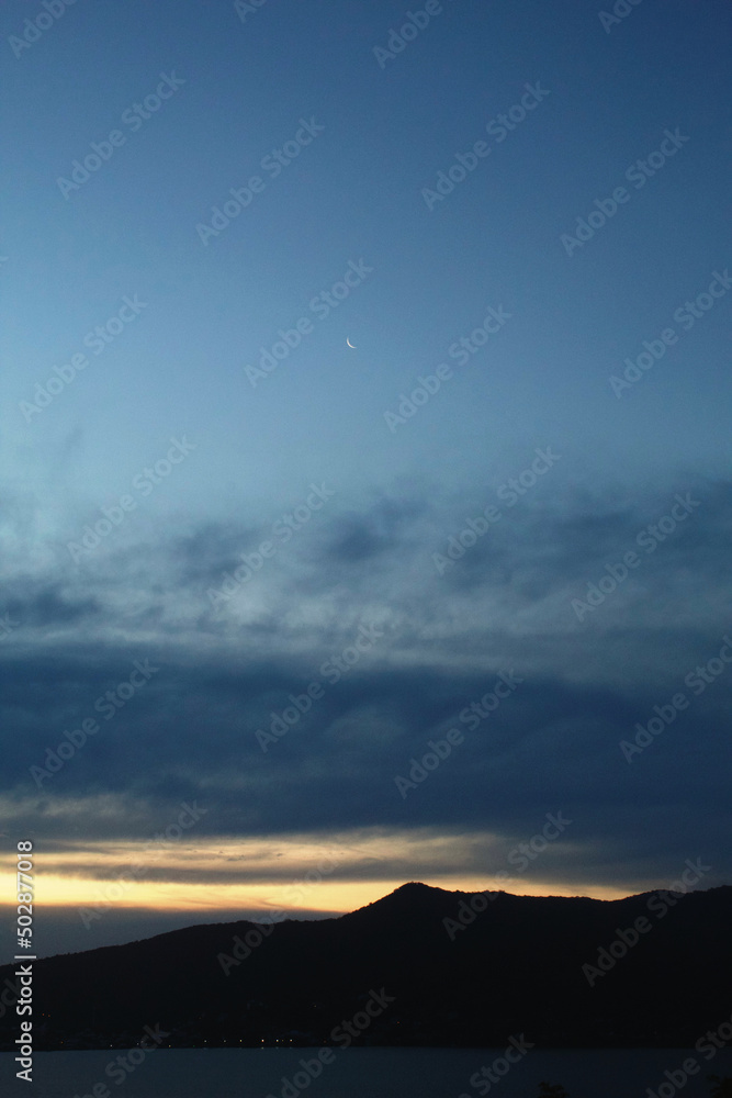 Fototapeta premium Night sky in the mountains