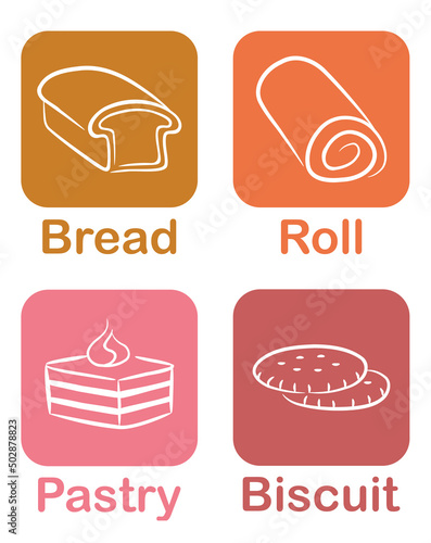 Bakery Grocery Section Icon...