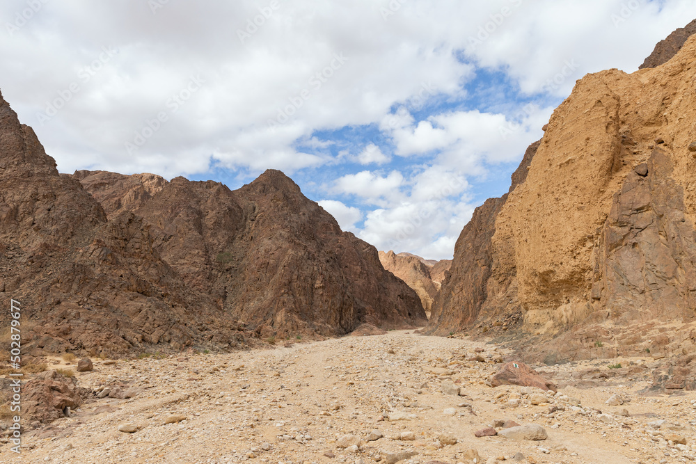 Shkhoret Canyon in Arava Desert Israel Shkhoret Canyon in Arava Desert Israel