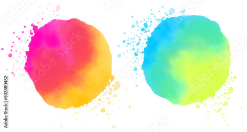 vector background with a set of watercolor hand drawn splashes for banners, cards, flyers, social media wallpapers, etc.