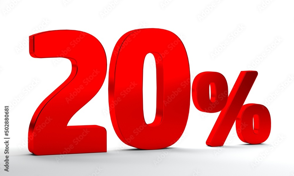3d golden percent,
Red 20 percent isolated on white background 3d golden percent,
Red 20 percent isolated on white background