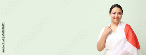 Beautiful young Asian woman...