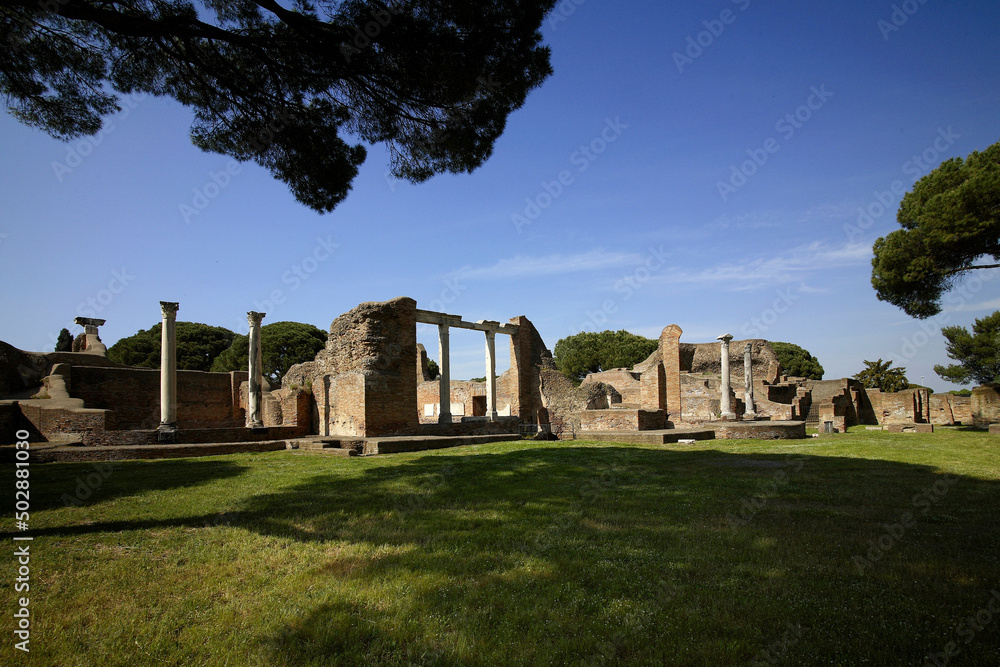 Ostia,antica,Roma,Italia