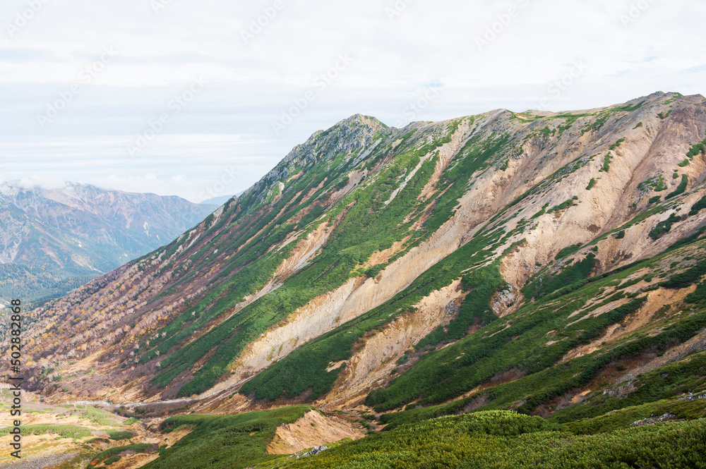 Naklejka premium 水晶岳