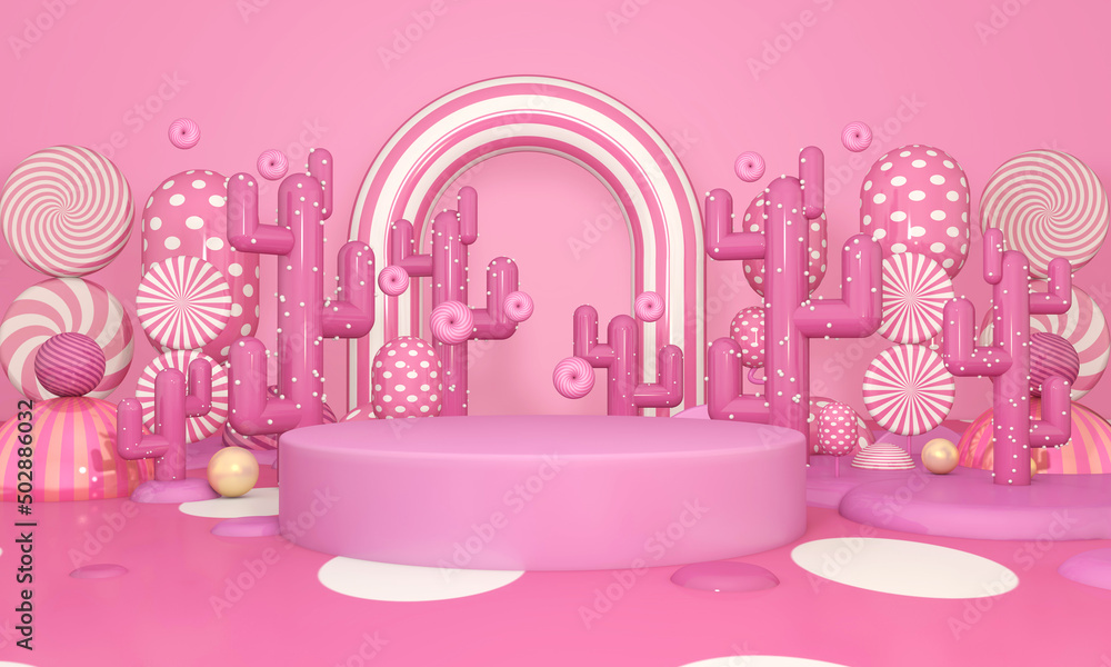 Background rendering with podium and wall scene abstract background. 3D illustration, 3D rendering Background rendering with podium and wall scene abstract background. 3D illustration, 3D rendering