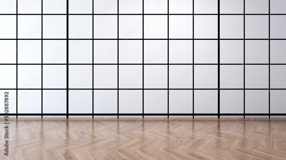 Empty room with Wall Background. 3D illustration, 3D rendering Empty room with Wall Background. 3D illustration, 3D rendering