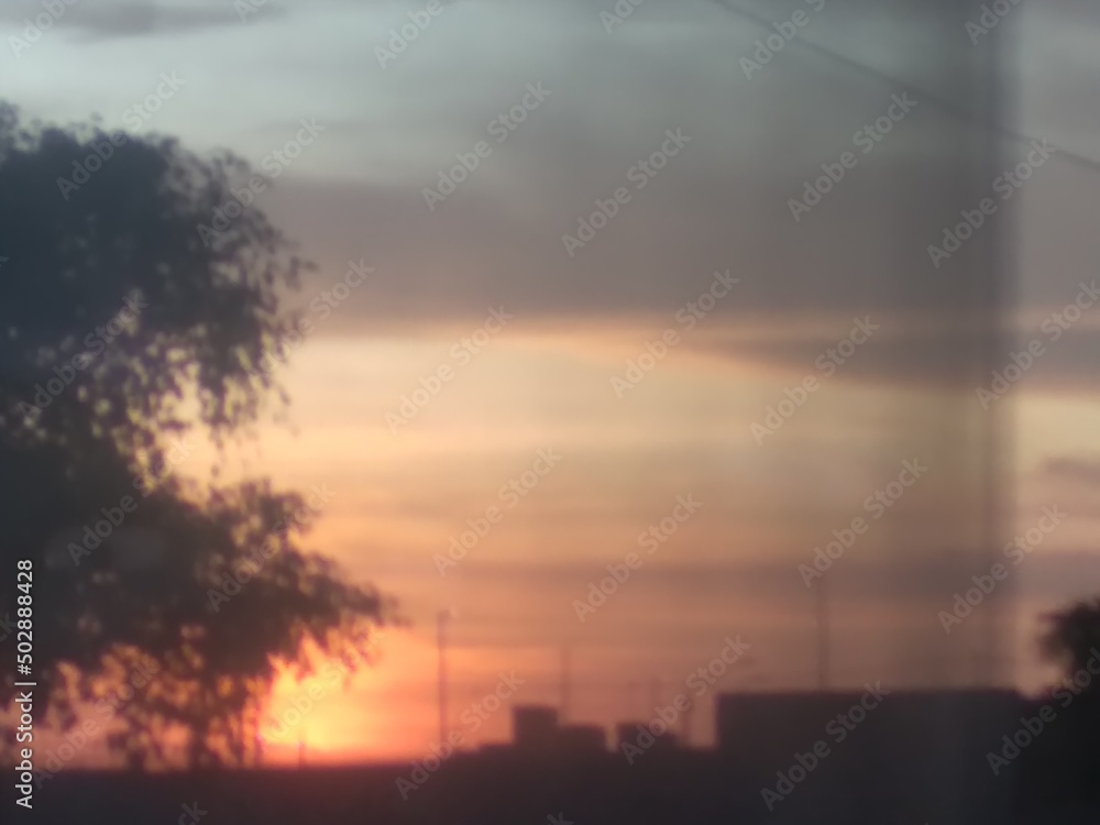 sunset in the city sunset in the city
