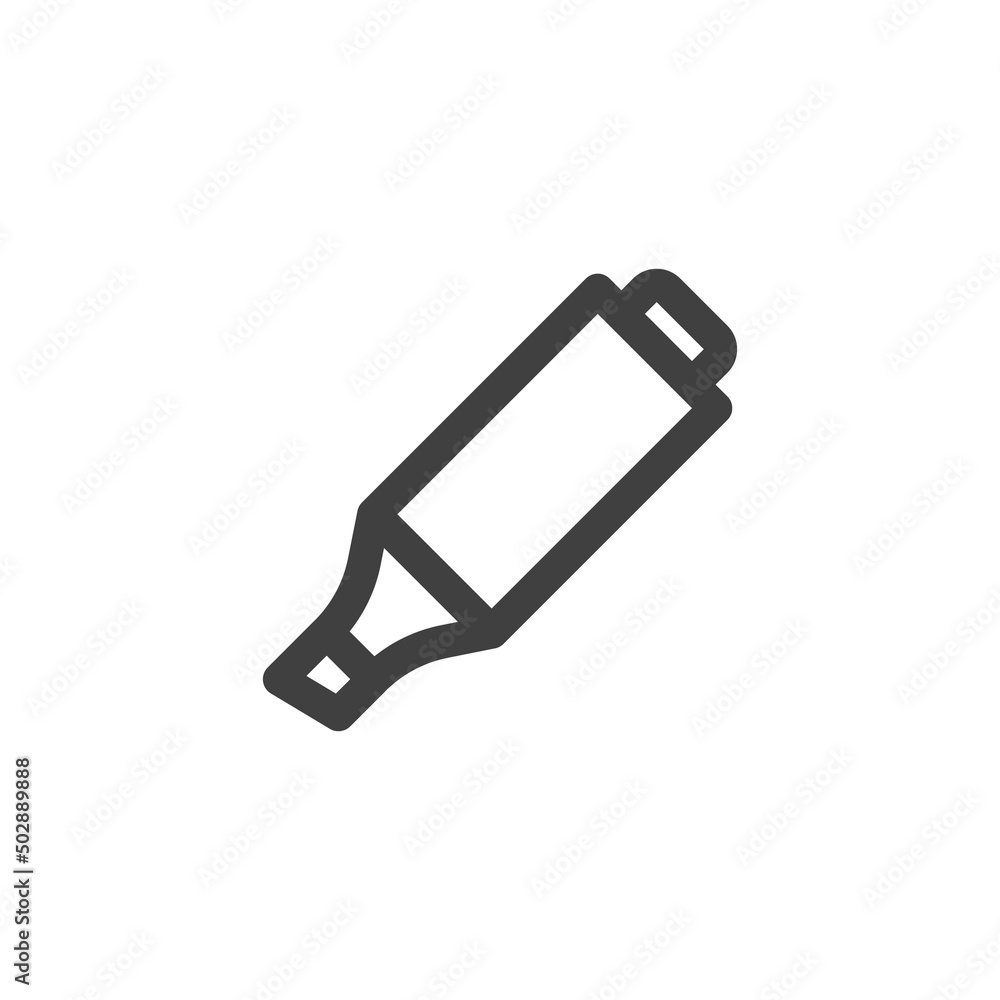 Highlighter line icon Highlighter line icon