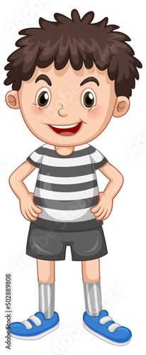 Little boy with happy face