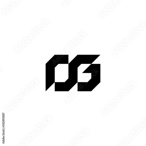 o g og initial logo design vector template photo