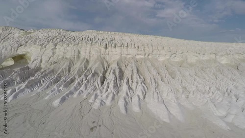 Kazakhstan, Ustyurt plateau. The foot of the mountain Tuzbair. photo