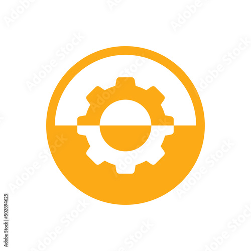 Gear logo icon design template elements, cog wheel symbol