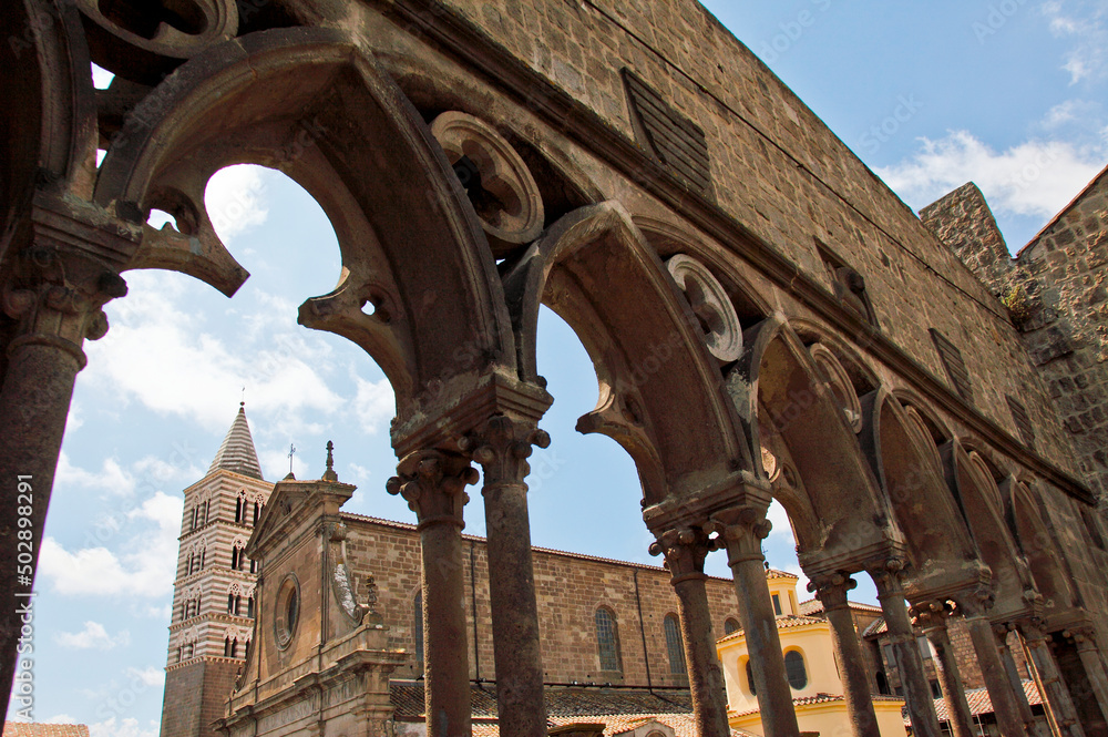 Fototapeta premium Viterbo, Palazzo dei Papi