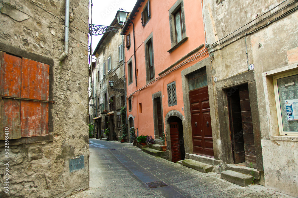 Fototapeta premium Viterbo, borgo medievale di Vitorchiano