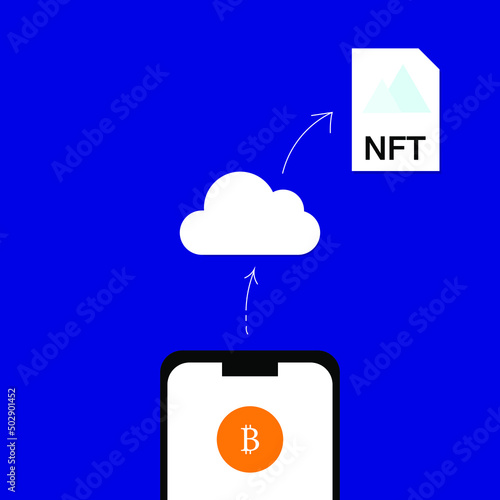 social network concept NFT
