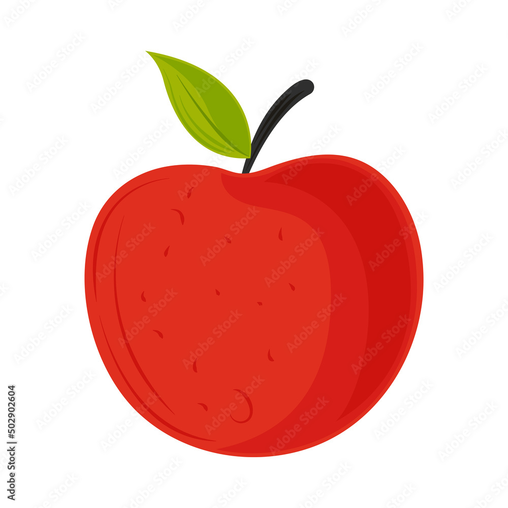 Fototapeta premium apple fruit icon