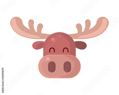 moose face cartoon