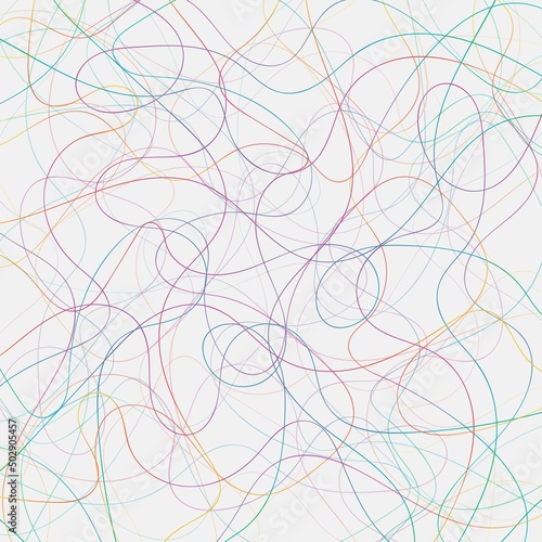 Abstract color lines wave white wallpaper