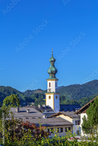 Parish Church of Saint Egidius in St.Gilgen, Austria