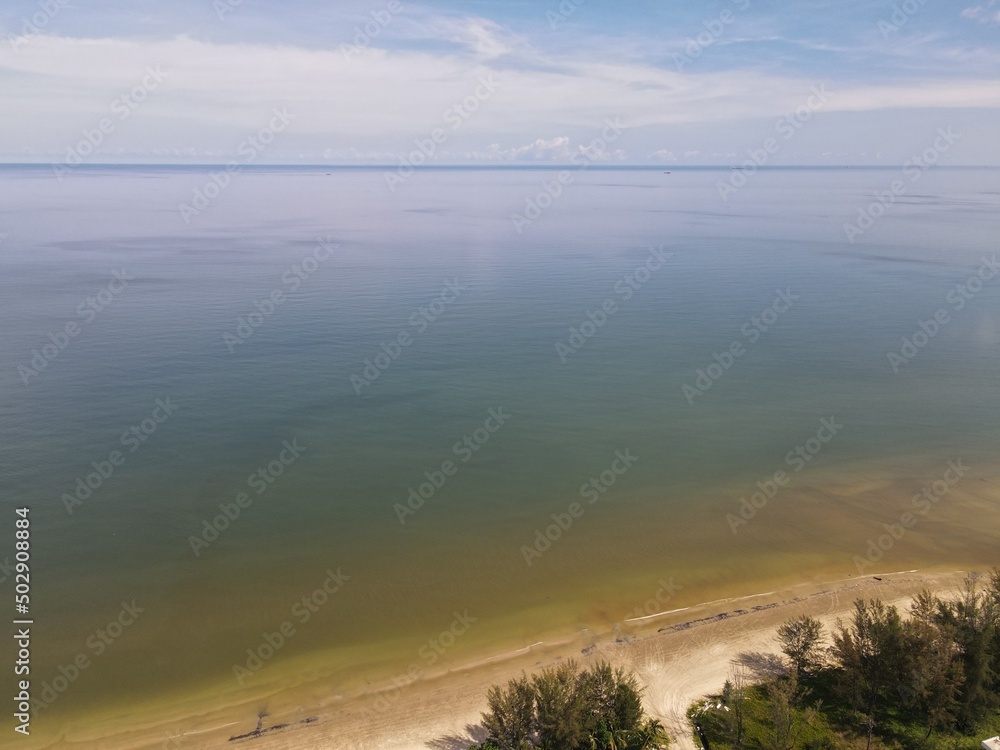 Miri, Sarawak Malaysia - May 2, 2022: The Landmark and Tourist Attraction areas of the of Miri City, with its famous beaches, rivers, city and scenic surroundings Miri, Sarawak Malaysia - May 2, 2022: The Landmark and Tourist Attraction areas of the of Miri City, with its famous beaches, rivers, city and scenic surroundings