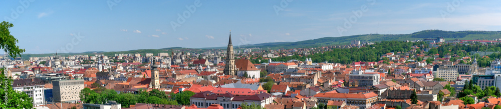 Vue panoramique de CLuj Napoca Roumanie