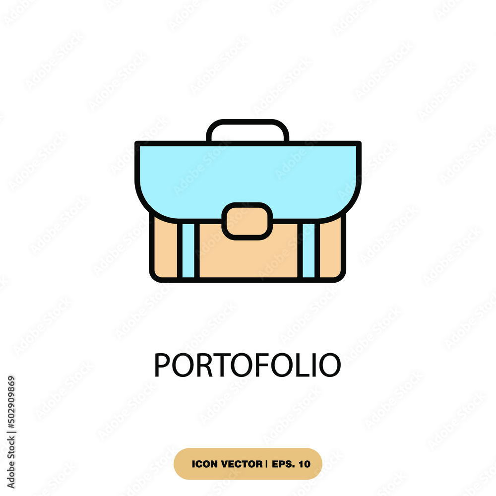 portofolio icons symbol vector elements for infographic web portofolio icons symbol vector elements for infographic web