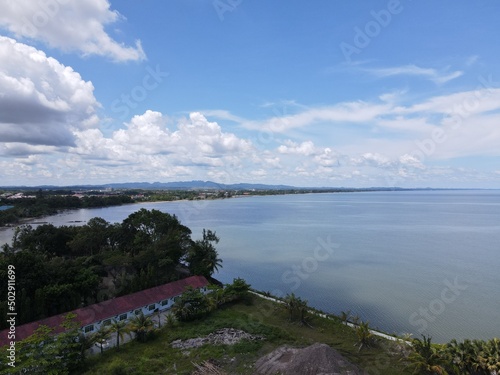 Miri  Sarawak Malaysia - May 2  2022  The Landmark and Tourist Attraction areas of the of Miri City  with its famous beaches  rivers  city and scenic surroundings