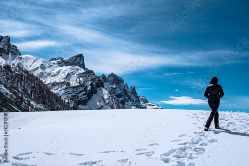 Trentino, panorama invernale