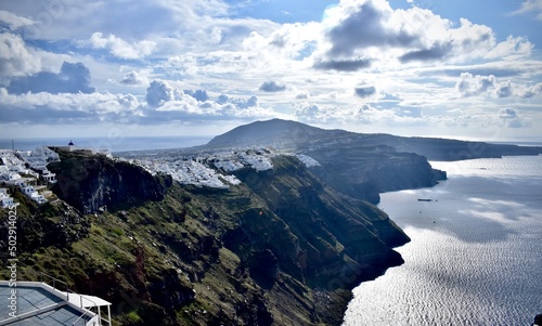 santorini landscape