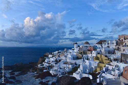 santorini landscape