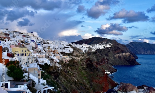 santorini landscape