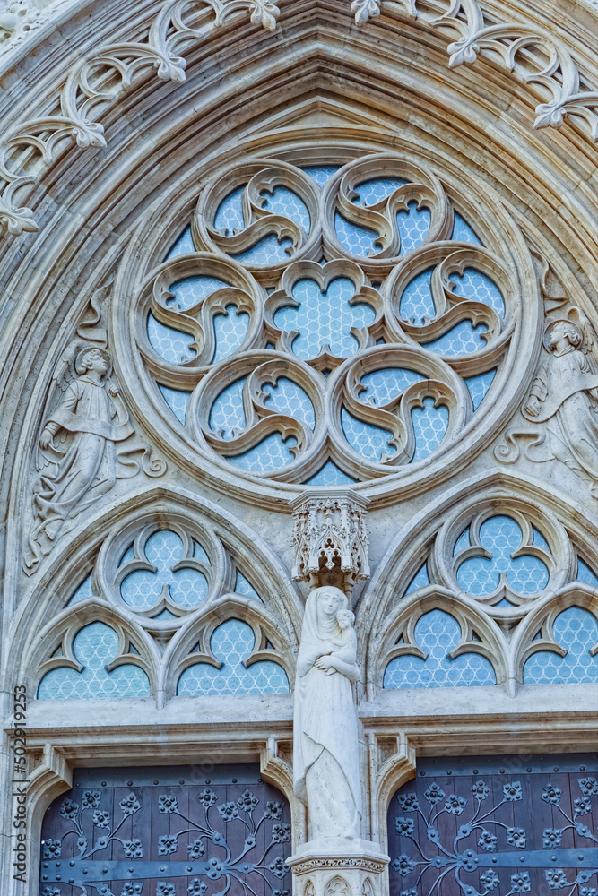 Budapest Matthias Church Gothic architectural details