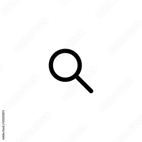 Wallpaper Mural Magnifying glass simple vector icon Torontodigital.ca