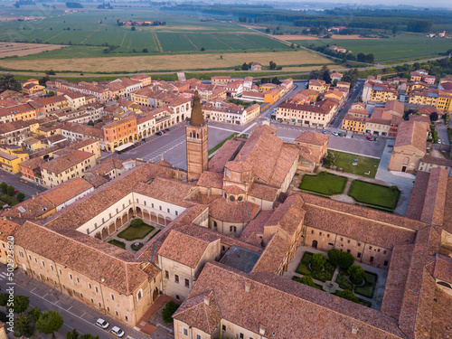 View of san benedetto po, Mantua, Lombardy, Italy