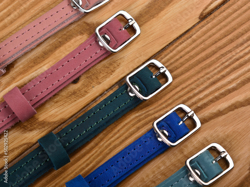 leather collar for dog or cat