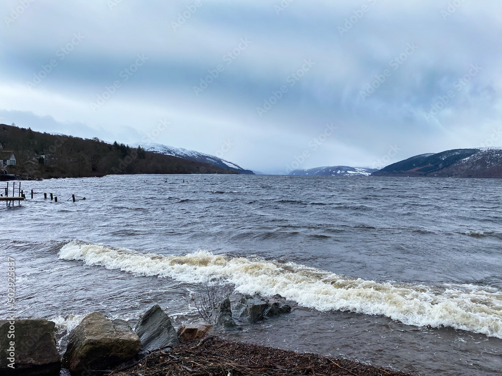 View of Loch Ness from Dores Beach