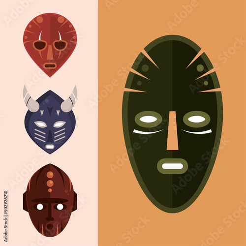 african ethnic mask