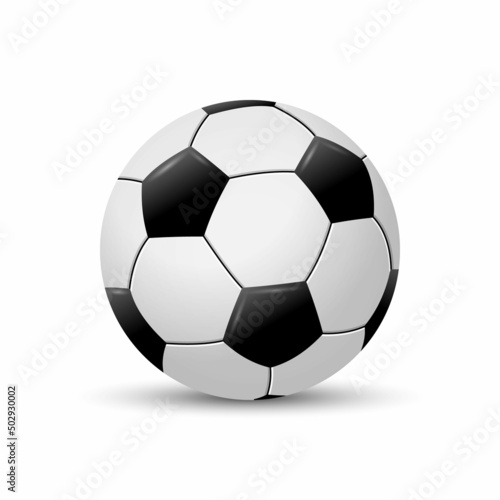3d realistic soccer or football ball isolated