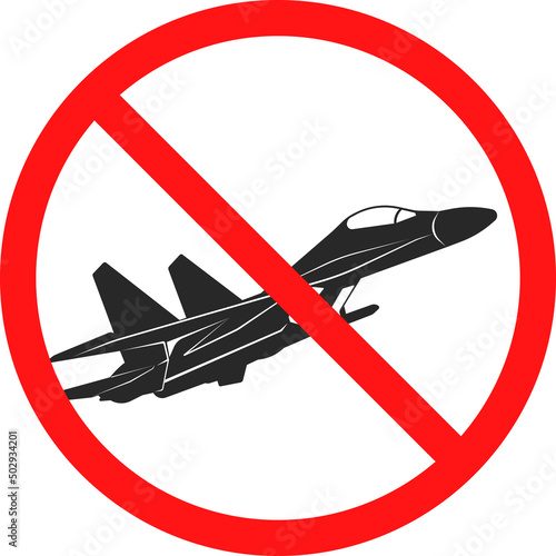 A ban on the use of jet fighters.