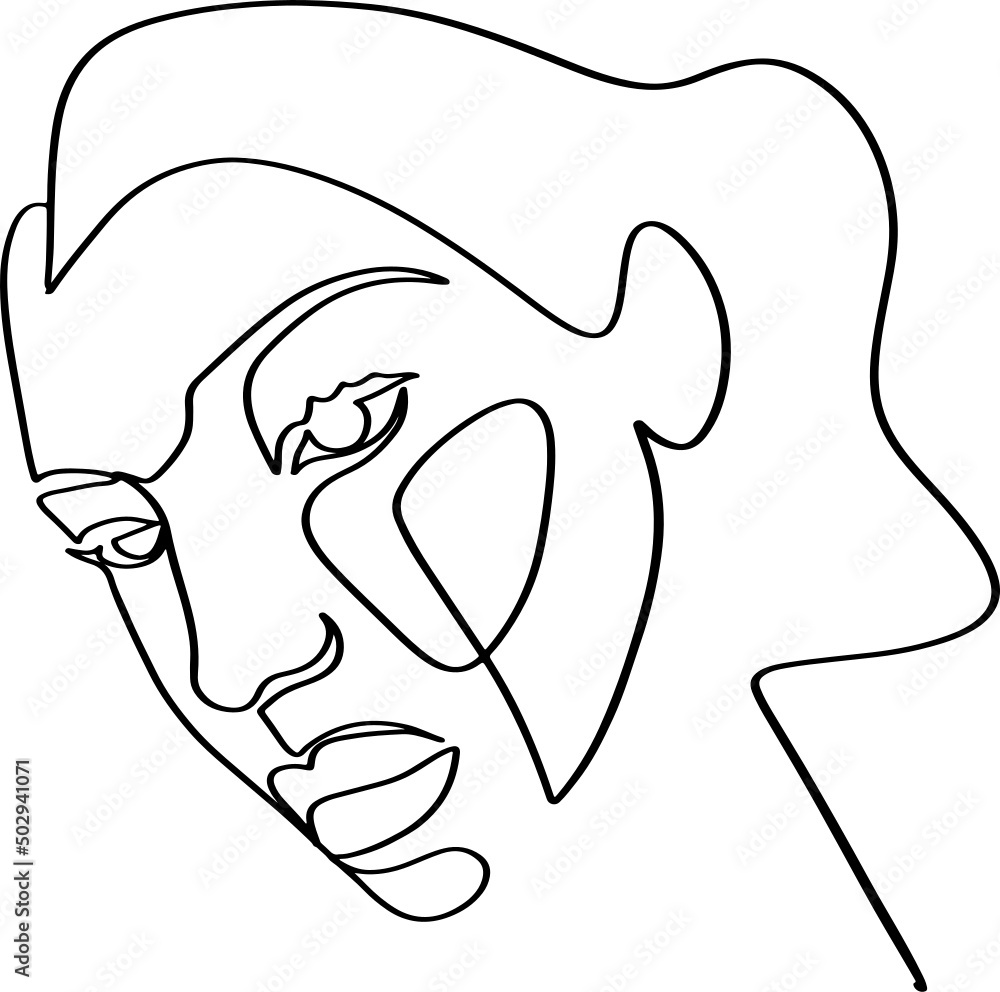Wild Flowers' surreal faces Continuous line, drawing of set faces and hairstyles, fashion concept, woman's beauty, minimalist, pretty sexy. Yourself self-care Wild Flowers' surreal faces Continuous line, drawing of set faces and hairstyles, fashion concept, woman's beauty, minimalist, pretty sexy. Yourself self-care