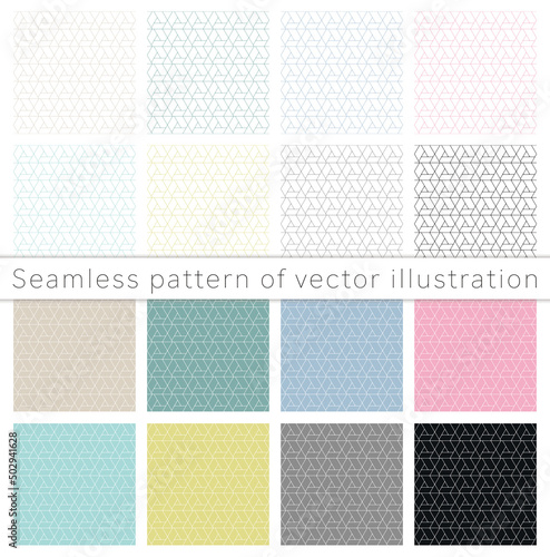 A simple seamless pattern in pastel colors. The best vector illustration for wallpaper.